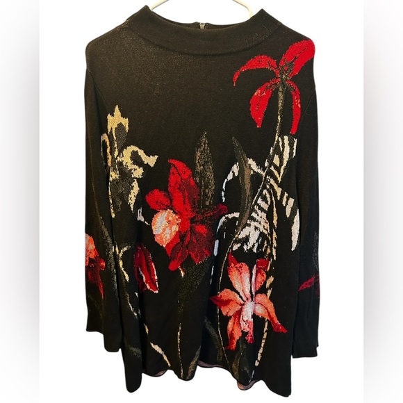 100% Rayon Chicos Tunic Sweater - Picture 1 of 4